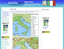 Tablet Screenshot of big-italy-map.co.uk